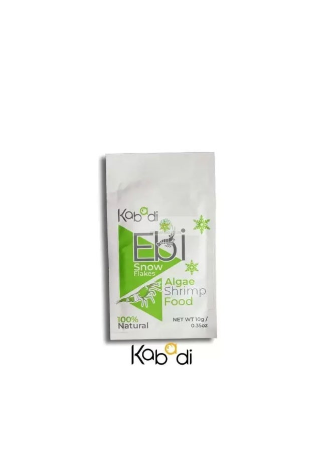 EBI Snow Flakes Algae Shrimp Food - 10g - Image 2